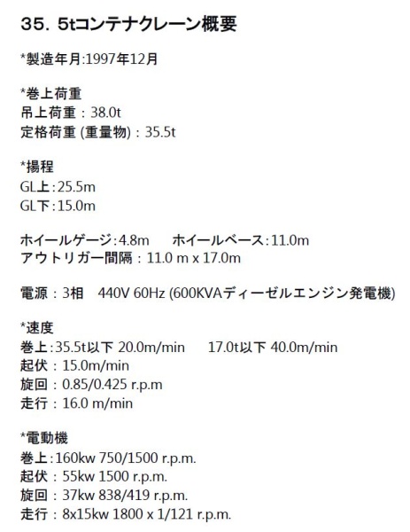 その他メーカー(国内) 作業船 NO，2301020特殊作業船