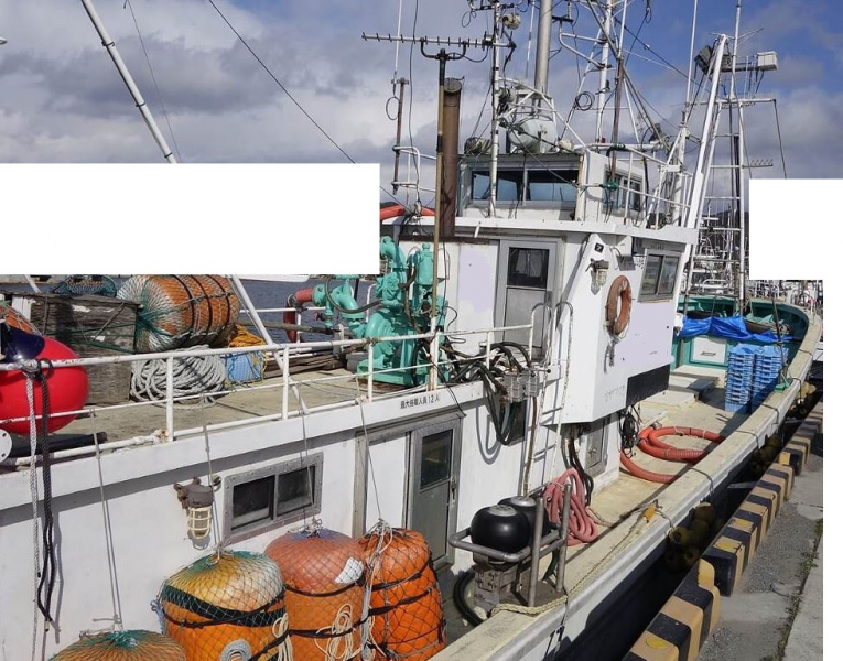 その他メーカー(国内) 漁船 NO,020310 突棒 刺し網 マグロ船